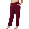Women's 7/8 length stretch pull-on dress pants - ZENANA - 2 of 2