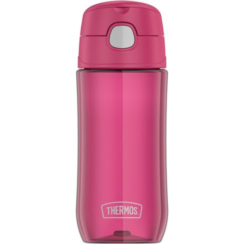 Thermos 16 Oz. Kid's Funtainer Plastic Water Bottle W/ Spout Lid -  Raspberry : Target