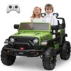 Jojoka 24V Kids 2 Seater Ride On Car Battery Powered Vehicles w/Remote Control,2x200W Powerful Motor,Safty Balt,LED Light - 2 of 4