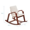 ECR4Kids Bentwood Rocking Chair with Cushion - 2 of 4