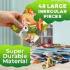 Giant Floor Puzzles For Kids Ages 4-6 - 2x3 Feet 48 Piece Puzzles for Toddlers 3-5 - Large Educational Kids Puzzles Ages 2-4 - Forest - image 3 of 4