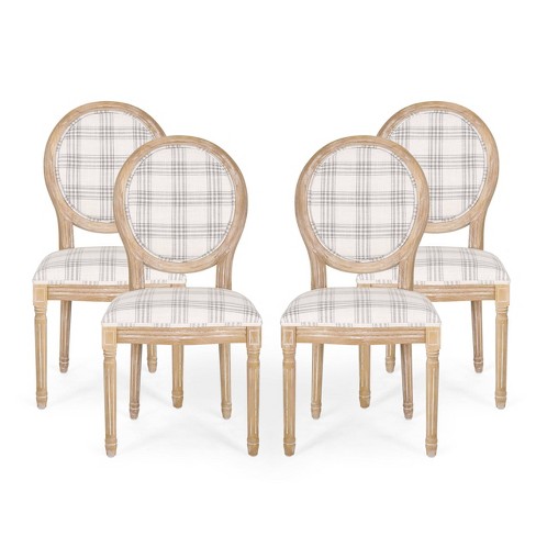 Set Of 4 Phinnaeus French Country, French Country Round Dining Chairs