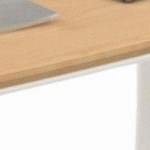 birch top / white frame