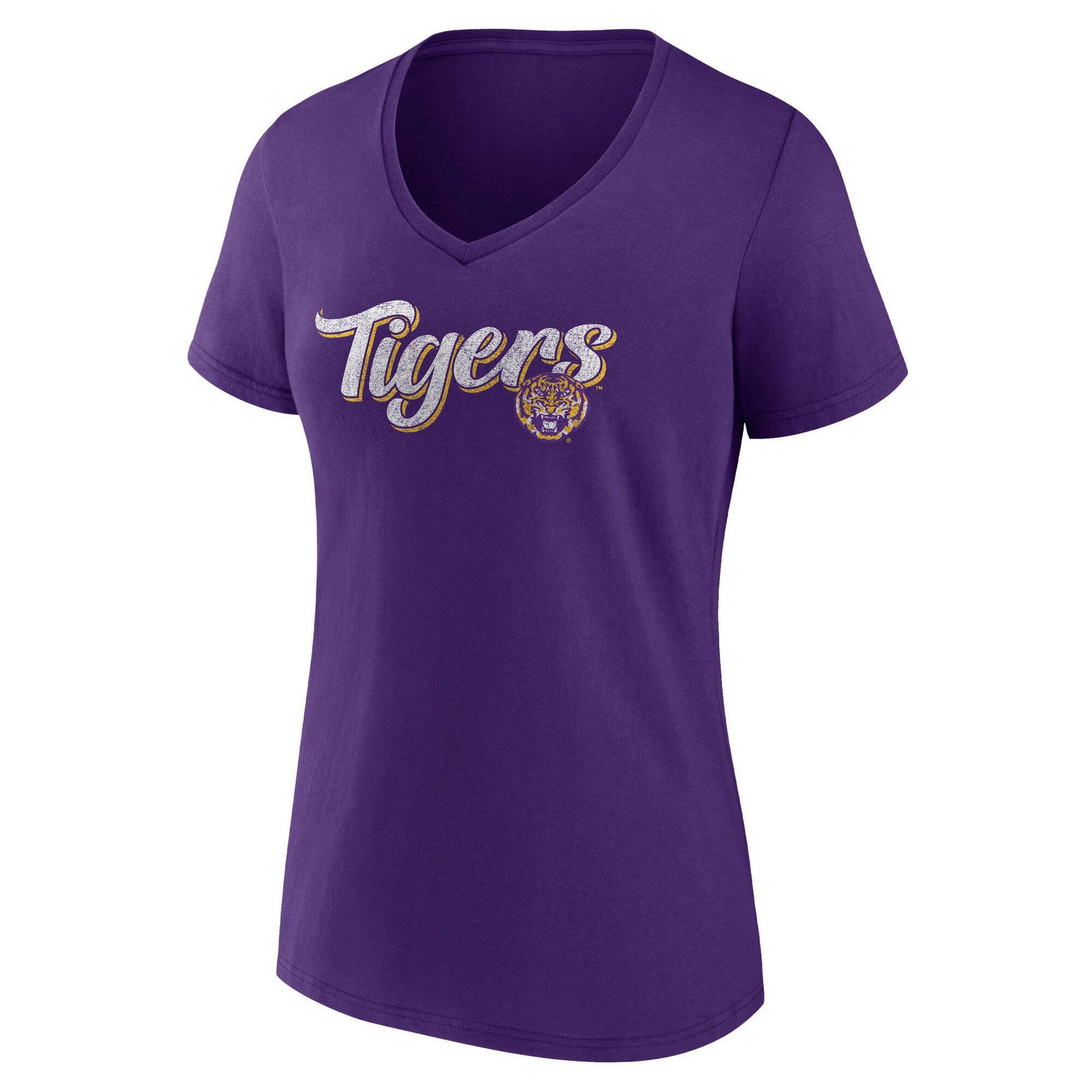 NCAA LSU Tigers Women's V-Neck T-Shirt