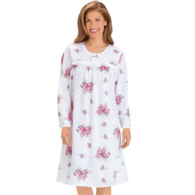 Collections Etc Ribbon & Lace Trim Floral Gown