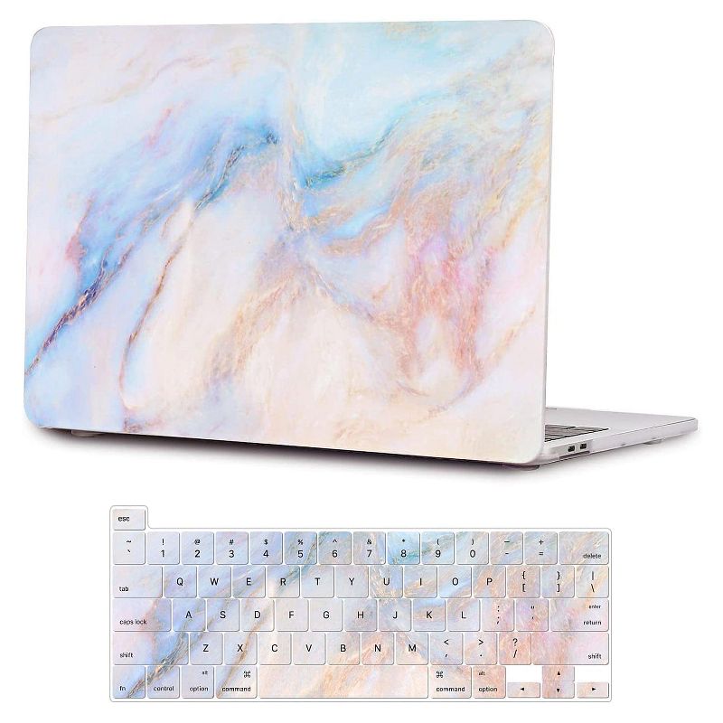 SaharaCase HybridFlex Arts Case for Apple MacBook Pro 13" Laptops Blue Marble (LT00022), 1 of 8