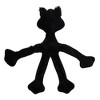 Multipet Skelerope Black Cat Interactive Plush Dog Toy - Black - 3 of 4