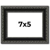 PosterPalooza | Photo Size Antique Black Picture Frame - UV Acrylic, Foam Board Backing, Hanging Hardware - 2 of 4