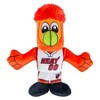 Bleacher Creatures Miami Heat Burnie 8" Mascot Kuricha Plush (Association Jersey White Uniform) - 3 of 4