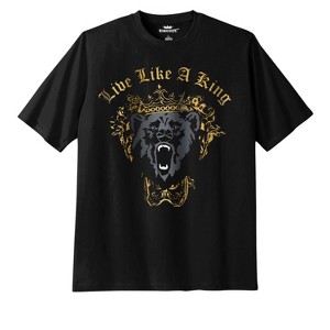 KingSize Men's Big & Tall Easy Style Graphic Tee - 1 of 4