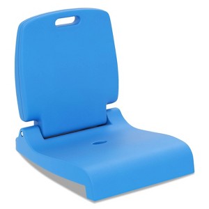 Costway Poolside Chair for Edge of Pool with Back Support & Handles Portable Picnic Chair White/Blue/Pink/Green - 1 of 4