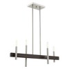 Livex Lighting Denmark 4 - Light Chandelier in  Brushed Nickel - 3 of 4