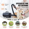VEVOR Dog Dryer, 2000W/2.7HP Dog Blow Dryer, Pet Grooming Dryer with Adjustable Speed and Temperature Control, Pet Hair Dryer, Black - 3 of 4