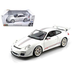 Porsche 911 GT3 RS 4.0 White 1/18 Diecast Car Model by Bburago - 1 of 4