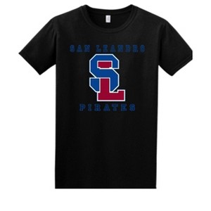 トップス everyone collegiate logo tee shirt M Adult San Leandro High School Pirates Name & Graphic Essential