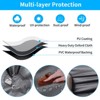 Akefit Outdoor Round Grill Cover Waterproof BBQ Patio Heater Protector Gray 22in - 4 of 4