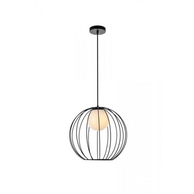 Elegant Lighting Wetzel 1 light black pendant