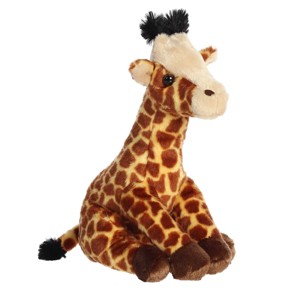 Aurora Large Giraffe Destination Nation Adventurous Stuffed Animal Brown 15" - 1 of 4
