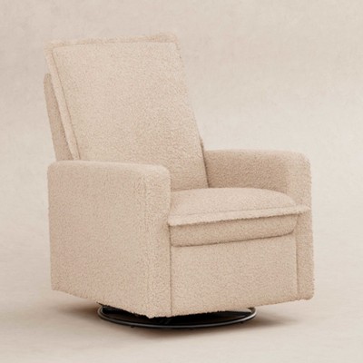 Babyletto Cali Flange Recliner and Swivel Glider - Chai Shearling