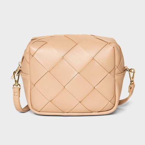 Beige discount crossbody bag