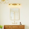 Wall-Mounted Mirror Rectangle Bathroom Vanity Mirrors Framed Mirrors Aluminum Framed Bathroom Mirror - 3 of 4
