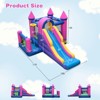 Infans Kids Inflatable Bounce Castle 7-in-1 Jumping House W/ Long Slide ...