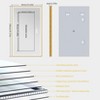 32/40/48/56/60in LED Mirror Bathroom Wall Mirrors w/ Lights Gold Frame Dimmable 3 Colors Anti-fog, Decor Wall Mirror - 2 of 4