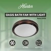 Hunter Oasis 80 CFM Bathroom Exhaust Fan with Light and Night Light - 2 of 4