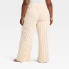 Women's Quilted Wide Leg Lounge Pants - Auden™ - 2 of 3