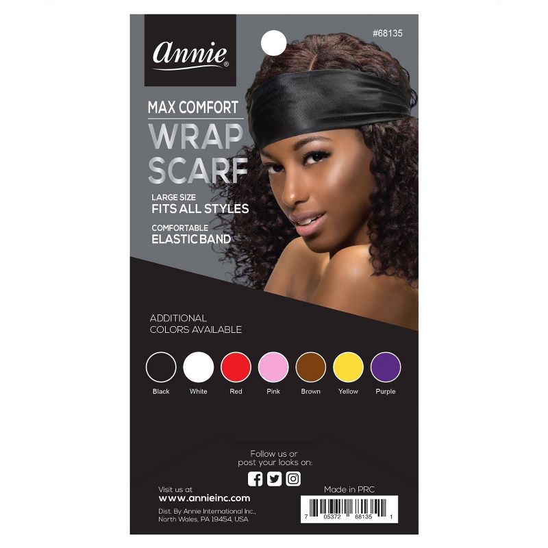 Annie International Deluxe Wrap Scarf - Black, 4 of 6