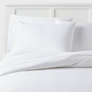 Cotton Blend Sateen Duvet Cover and Sham Set - Room Essentials™ - 1 of 4