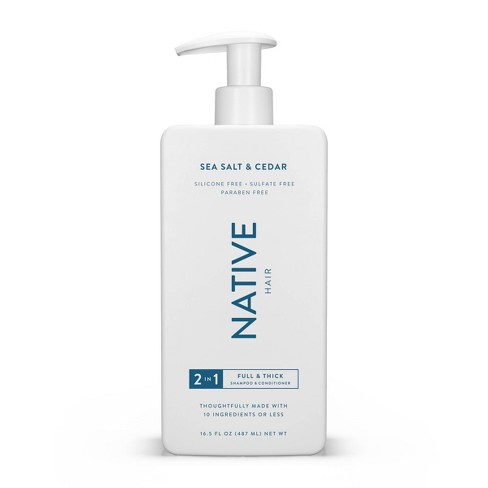 Native Sea Salt & Cedar 2-in-1 Shampoo And Conditioner  : Target