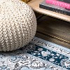 Palmette Modern Persian Floral Area Rug - JONATHAN Y - 4 of 4
