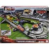 Mattel Disney and Pixar Cars Track Set, Piston Cup Action Speedway Playset with Lightning McQueen Toy Race Car, Wind-Up Booster - 2 of 3