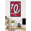Trends International MLB Washington Nationals - Logo 25 Framed Wall Poster Prints - 2 of 4