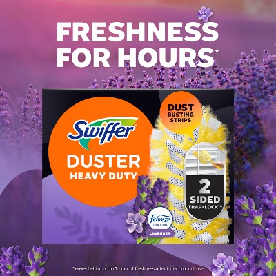Swiffer Lavender Dusters Multi-Surface Heavy Duty Refills - 11ct: Cotton, Floor Application