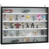 HOMCOM 5-Tier Display Cabinet, Wall-Mounted Glass Door Cabinet with 4 Adjustable Shelves - 4 of 4