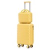 Cesicia 20" Combination Lock Luggage with 14" Cosmetic Case - 2 of 4