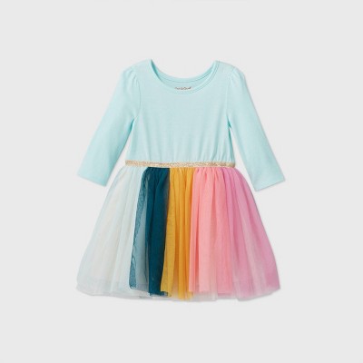 5t rainbow dress