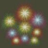 Men's Design By Humans July 4th Fireworks Display By  T-Shirt - 2 of 2