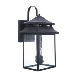 Craftmade Lighting Crossbend 3 - Light Wall Light in  Matte Black - 1 of 1