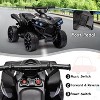 6V Ride on Toy, Kids ATV 4 Wheeler with 1.8MPH Max Speed, Wear-Resistant Wheels, Music & Foot Pedal, Electric Quad Car for Kids Toddlers - 3 of 4