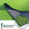 Pro Putting Green Golf Artificial Grass Turf 8x8FT, Indoor Outdoor Golf Training Mat, Synthetic Fake Grass for Baseball Football Gym Sports - 3 of 4