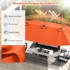 Tangkula 15.5 FT Double-sided Patio Umbrella w/ Solar Lights Outdoor Twin Size Umbrella - 4 of 4