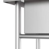 Karl Home 36 x 21 in. 1 Compartment 304 Stainless Steel Sink with Right Drainboard - 3 of 4