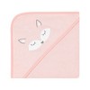 Hudson Baby Infant Girl Animal Hooded Towel 3pk and 15 Washcloths, Girl Woodland, One Size - 4 of 4