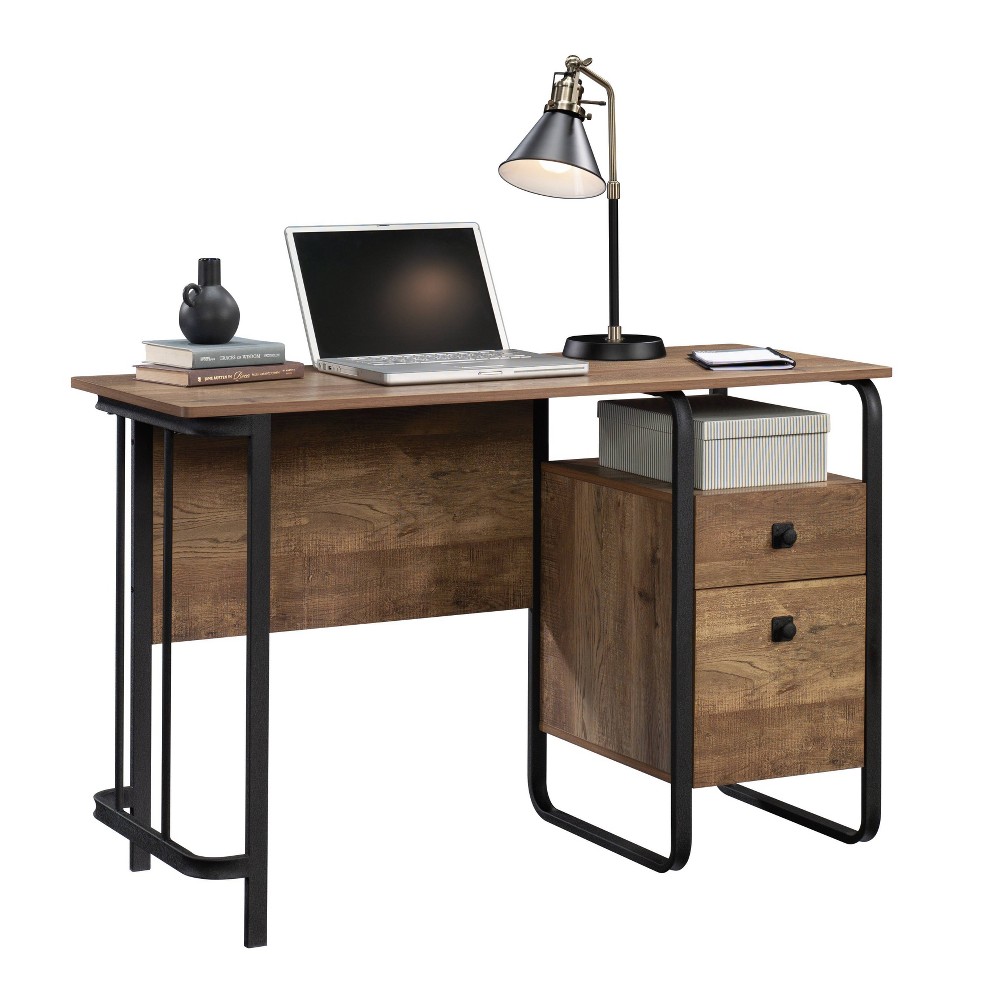 Photos - Office Desk Sauder Station House Desk Etched Oak 