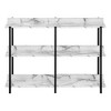 CAVINAS Console Table with 2 Open Storage Shelves,Minimalist Entryway Table,Modern Couch Table for Living Room - 4 of 4