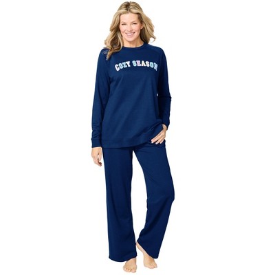 Dreams & Co. Plus Size  2-Piece Sweatshirt Set