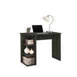 Easy 2 Go Student Desk with Bookcases Gray WE-OF-0146G